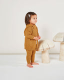 baby sweater coat || goldenrod