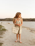 GINGHAM SHOULDER TIE DRESS