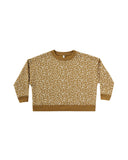 boxy pullover || golden berry
