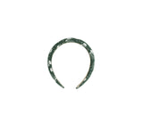 PADDED HEADBAND || GREEN DITSY