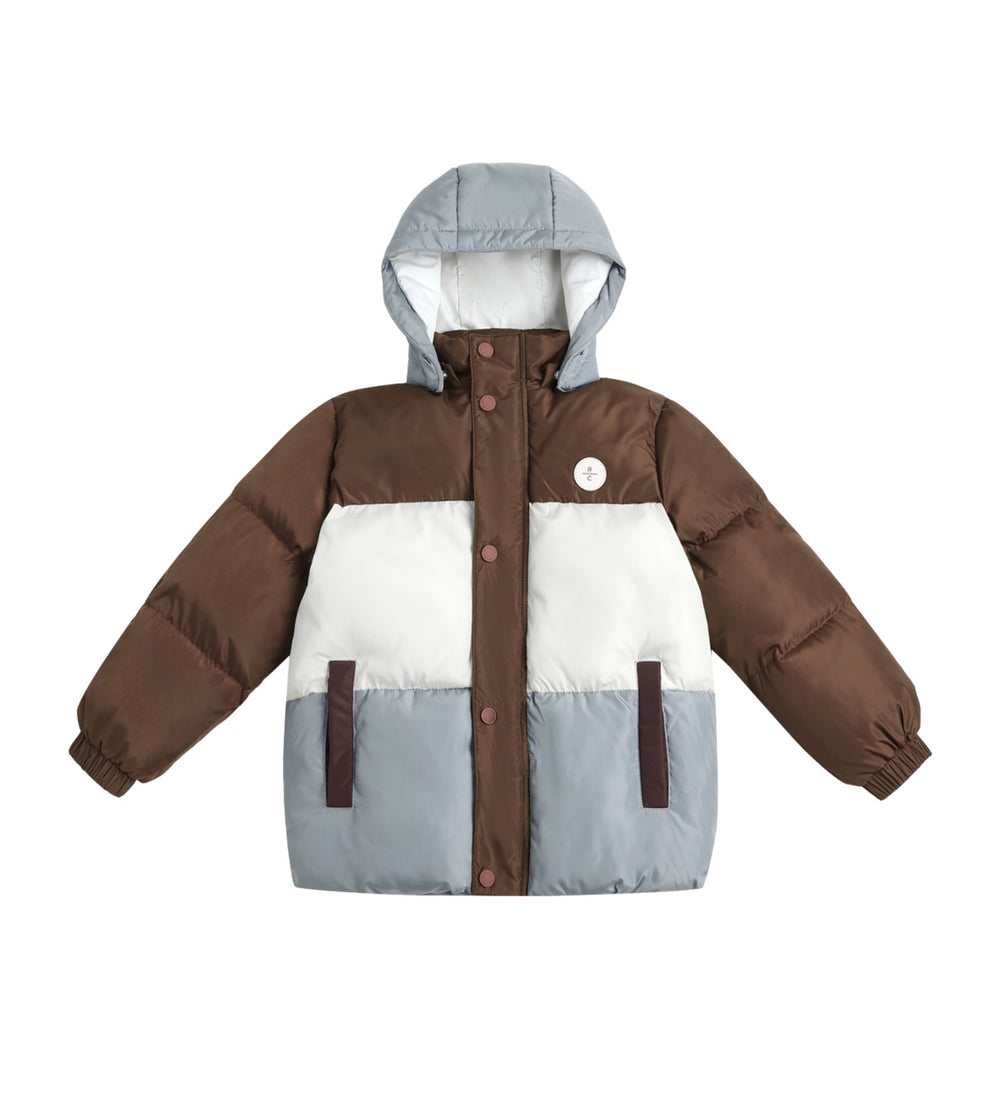 SKI PUFFER JACKET || BROWN
