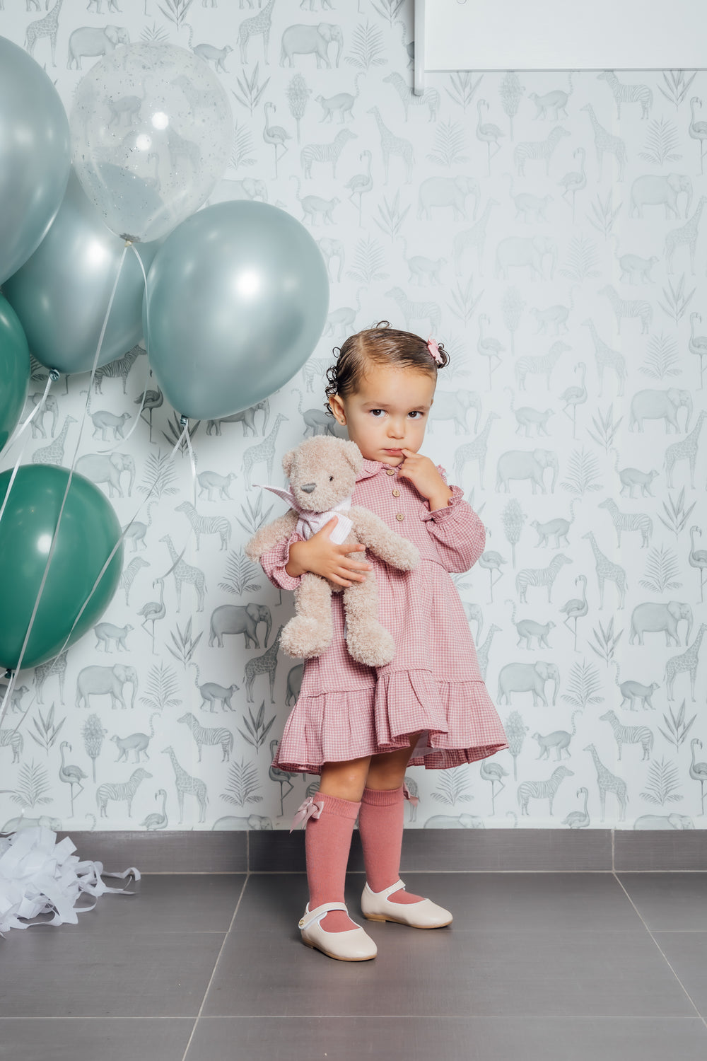 Vestido Vichy Rosa
