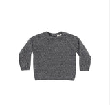 KNIT SWEATER || HEATHERED INDIGO