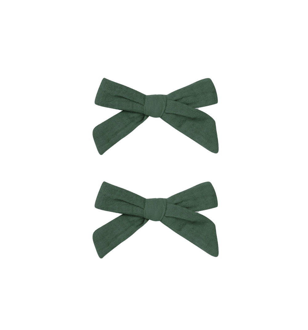 BOWS, SET OF 2 || GREEN