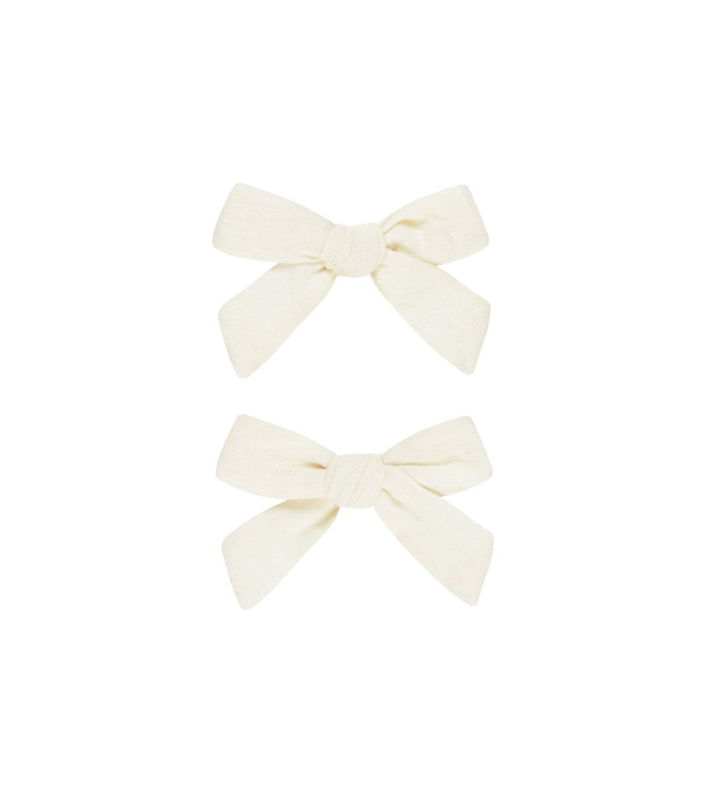 BOWS, SET OF 2 || IVORY
