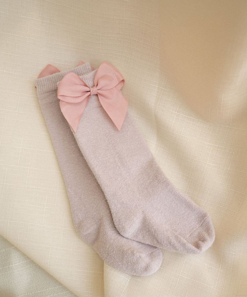 Calceta con moño Rosa Palo – RikiRan