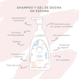 Shampoo & Gel De Ducha En Espuma 440 ml