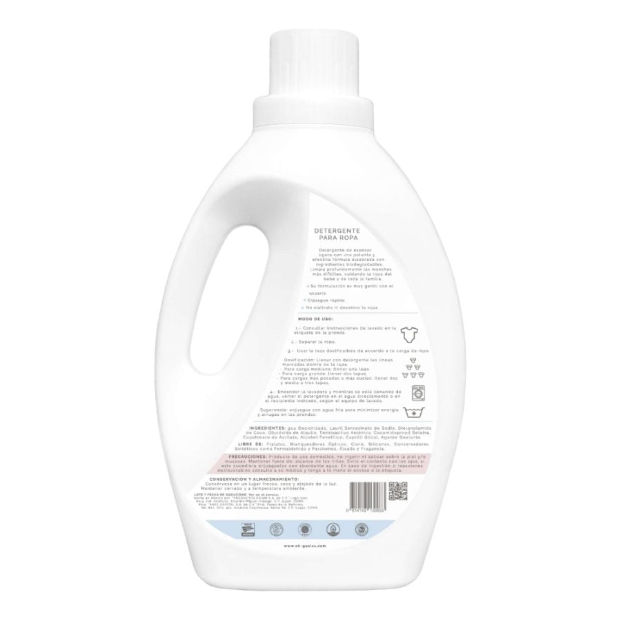 Detergente Natural Sin Fragancia 2 L