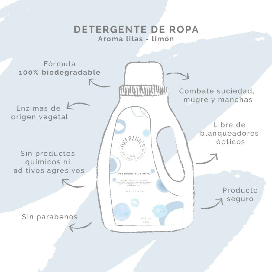 Detergente Lilas Limón 2 L