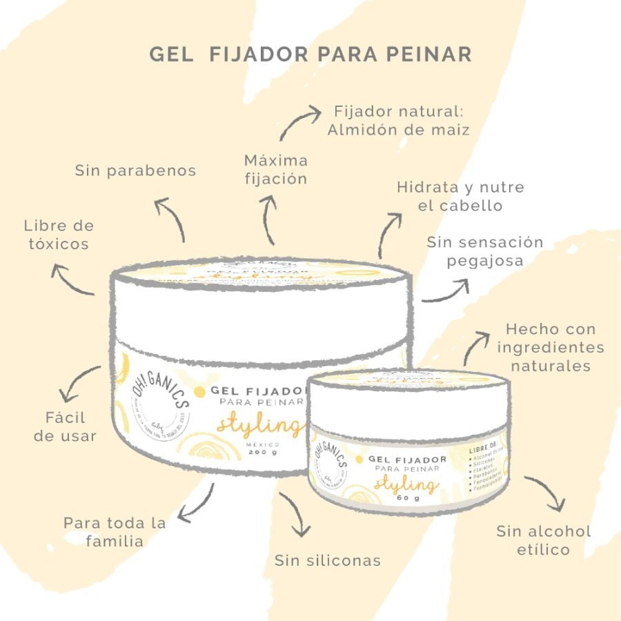 Gel Fijador Para Peinar 6200 g