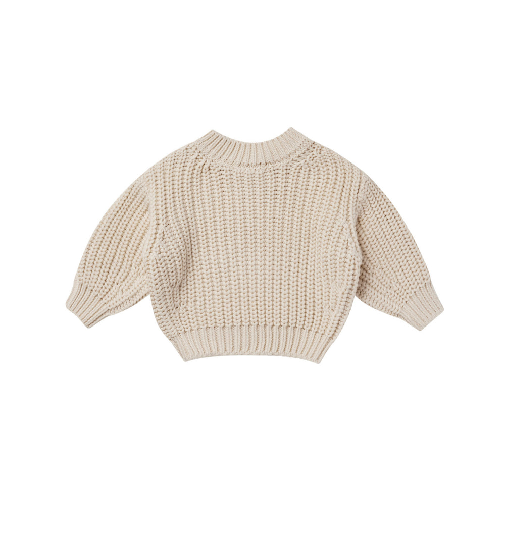 CHUNKY KNIT SWEATER | NATURAL
