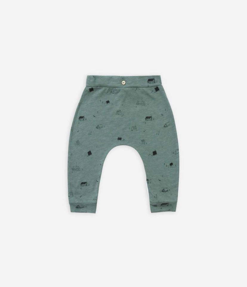 cabins slouch pant || spruce