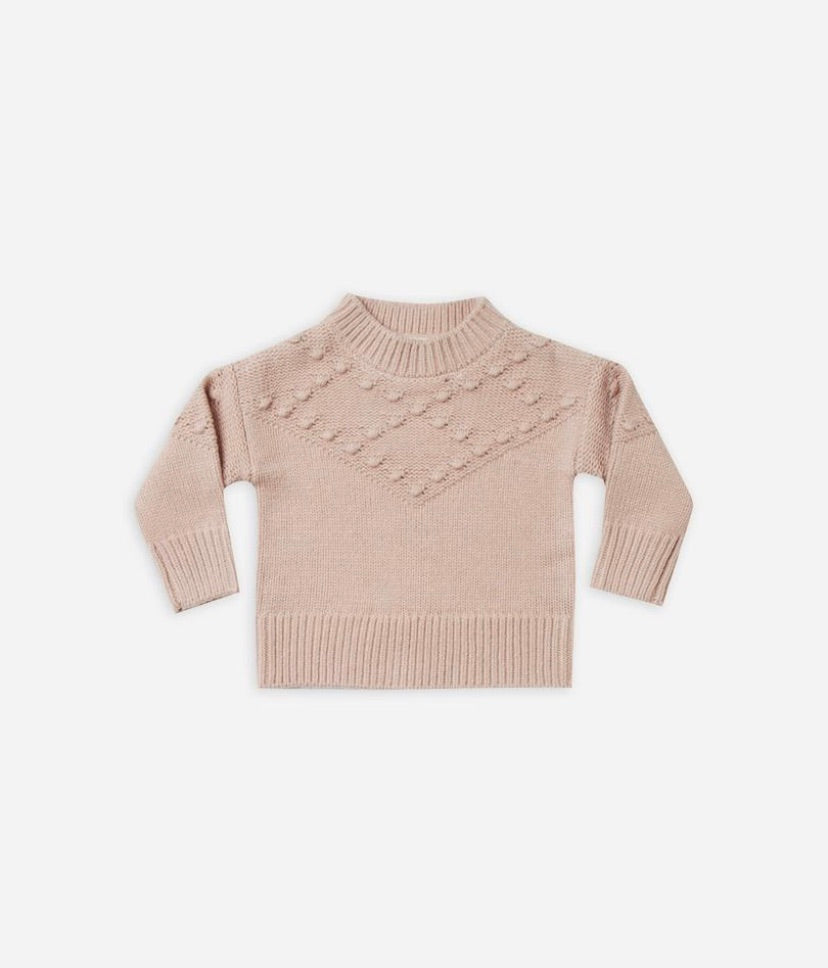 bobble sweater || rose