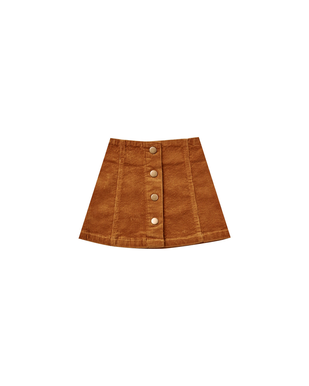 Corduroy mini skirt || Cinnamon
