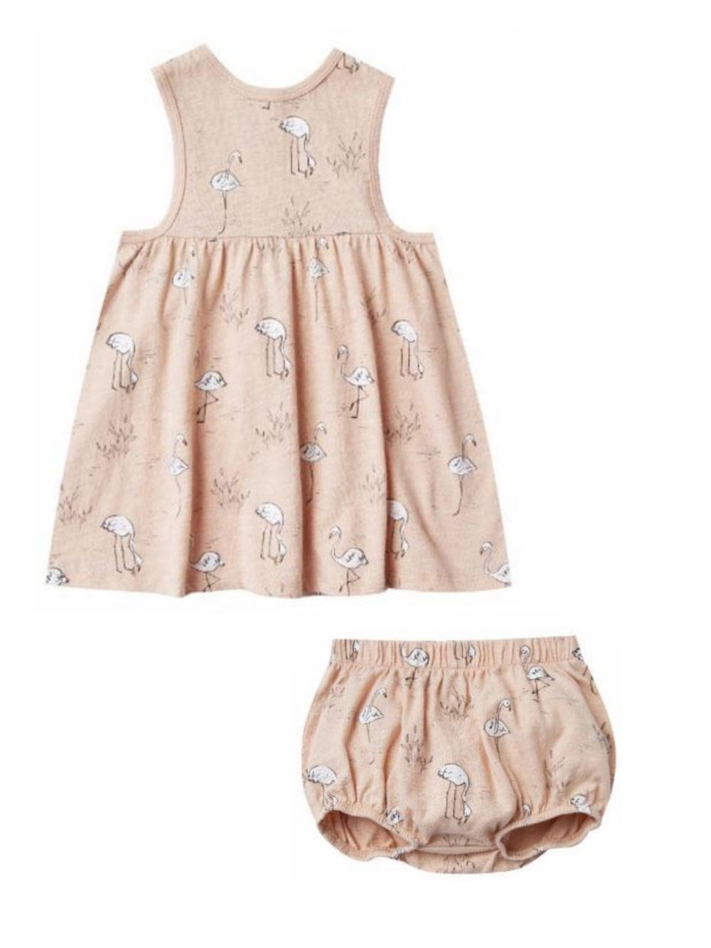 Flamingos Lyla mini dress & flamingos bloomer