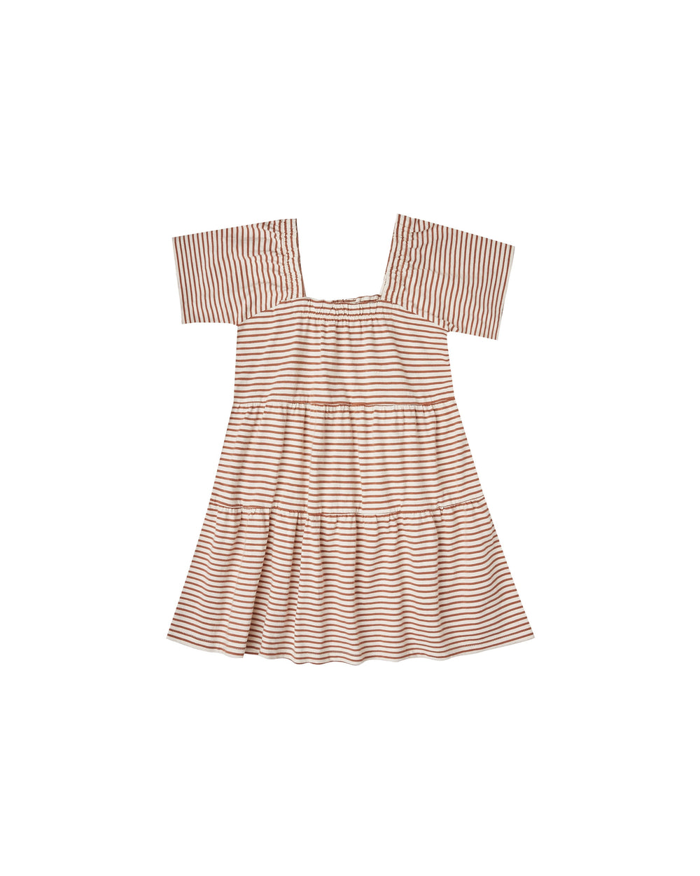 Striped Agnes dress || Amber-Ivory